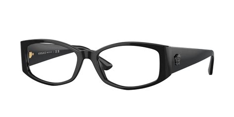 versace ve 3203 in black|Versace Women's Eyeglasses, VE3343 .